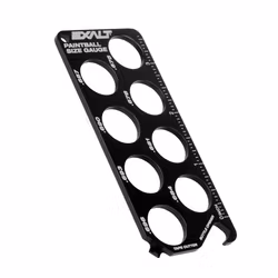 Exalt Ball Size Gauge Black