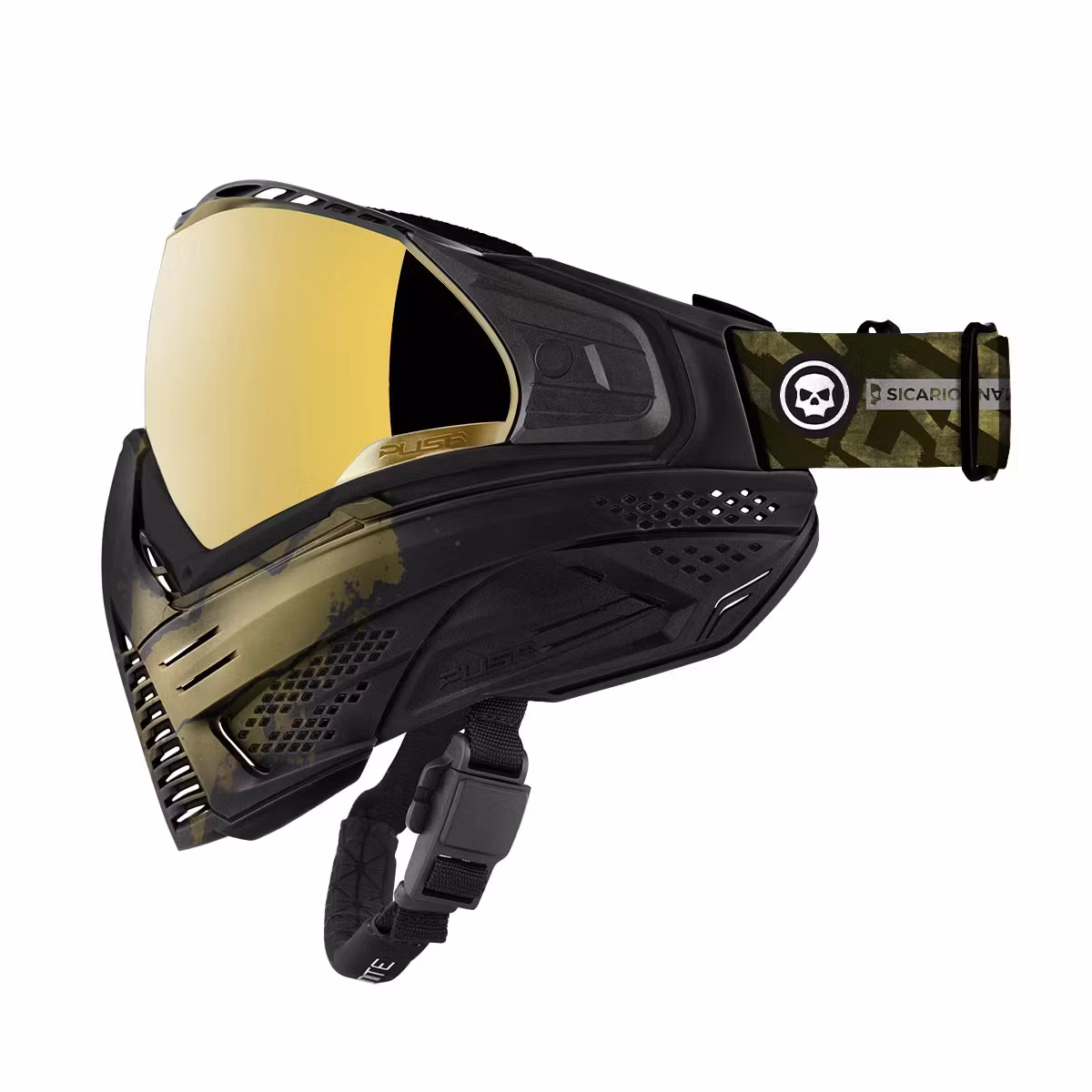 PUSH Unite Goggle Infamous Skull Gold