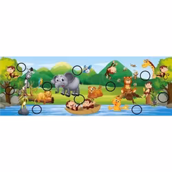 Gellyball Shooting Cage with Roof Animals