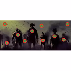 Gellyball Shooting Cage med Tak - Zombie Banner