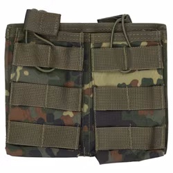 DELTA SIX XL Molle Magazine Pouch (Double) Flecktarn