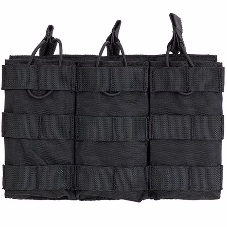 DELTA SIX XL Molle Magazine Pouch (Triple) Black
