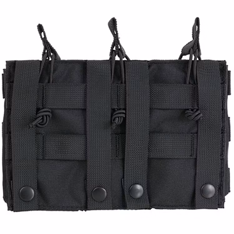 DELTA SIX XL Molle Magazine Pouch (Triple) Black