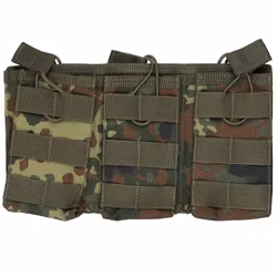DELTA SIX XL Molle Magazine Pouch (Triple) Flecktarn