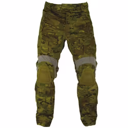 DELTA SIX Tactical Pants V3 w/ Protectors Dark Green Multicam