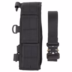 DELTA SIX Battle Belt Molle System w/ Metal Buckle Black