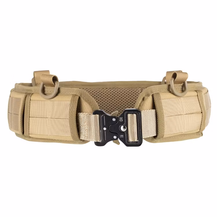 DELTA SIX Battle Belt Molle System w/ Metal Buckle Desert / Tan