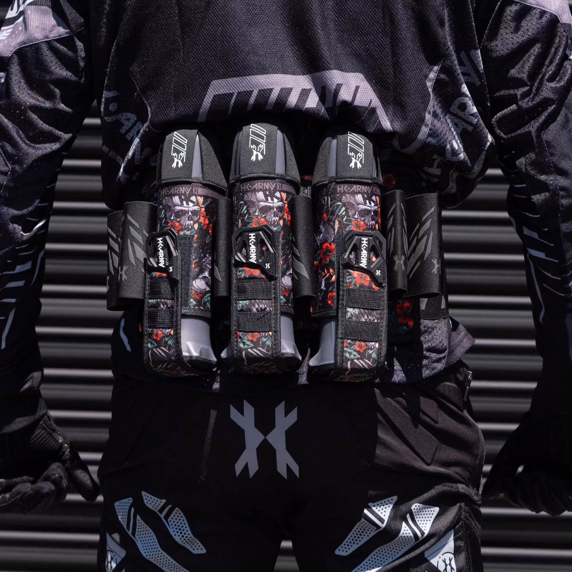 HK Army Eject Harness 3+2+4 Tropical Skull