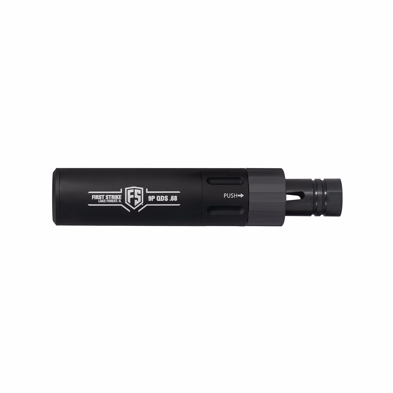 First Strike Barrel Tip 9P Quick Disconnect Mock Suppressor