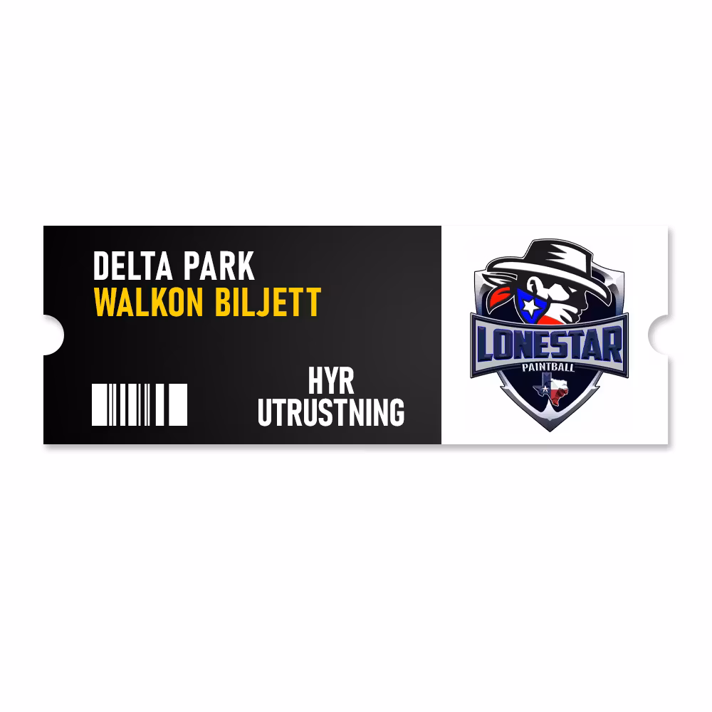 SpelaPaintball.com Märsta - Bilet Delta Park Walkon - gry i wypożyczalnia sprzętu