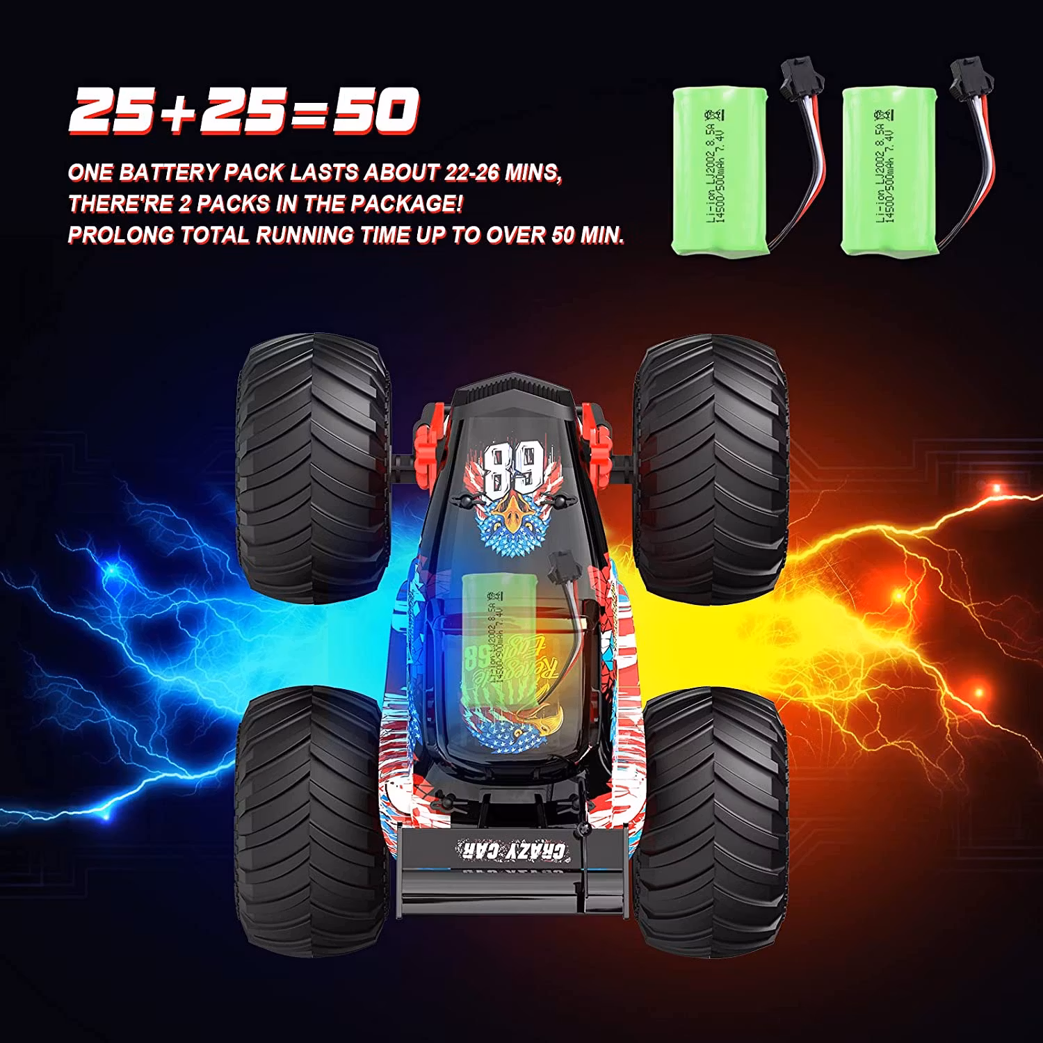 Tech RC Monster Truck Eagle 68 Radiostyrd Bil