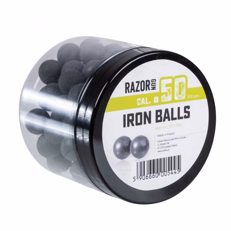 RazorGun Iron Balls .50 Kaliber 100st (337-036) - Target Shooting