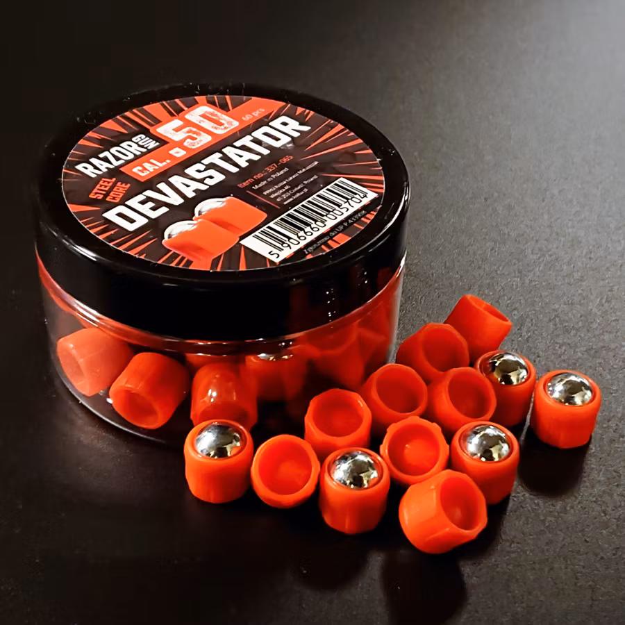 RazorGun Steel Core Devastator .50 Kaliber 60st (337-065) - Target Shooting