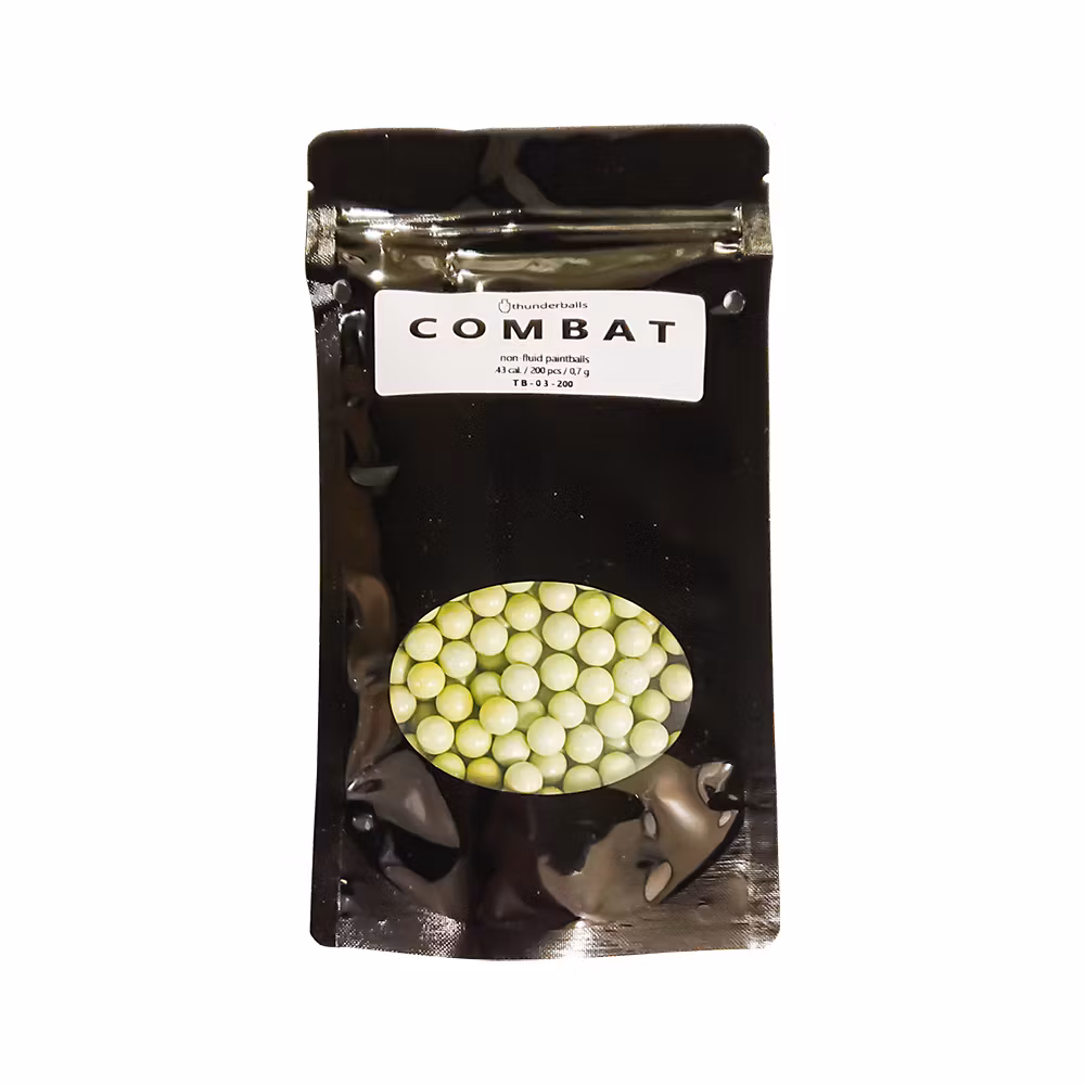 Thunderballs COMBAT Paintballs .43 Kaliber 200 st Grön
