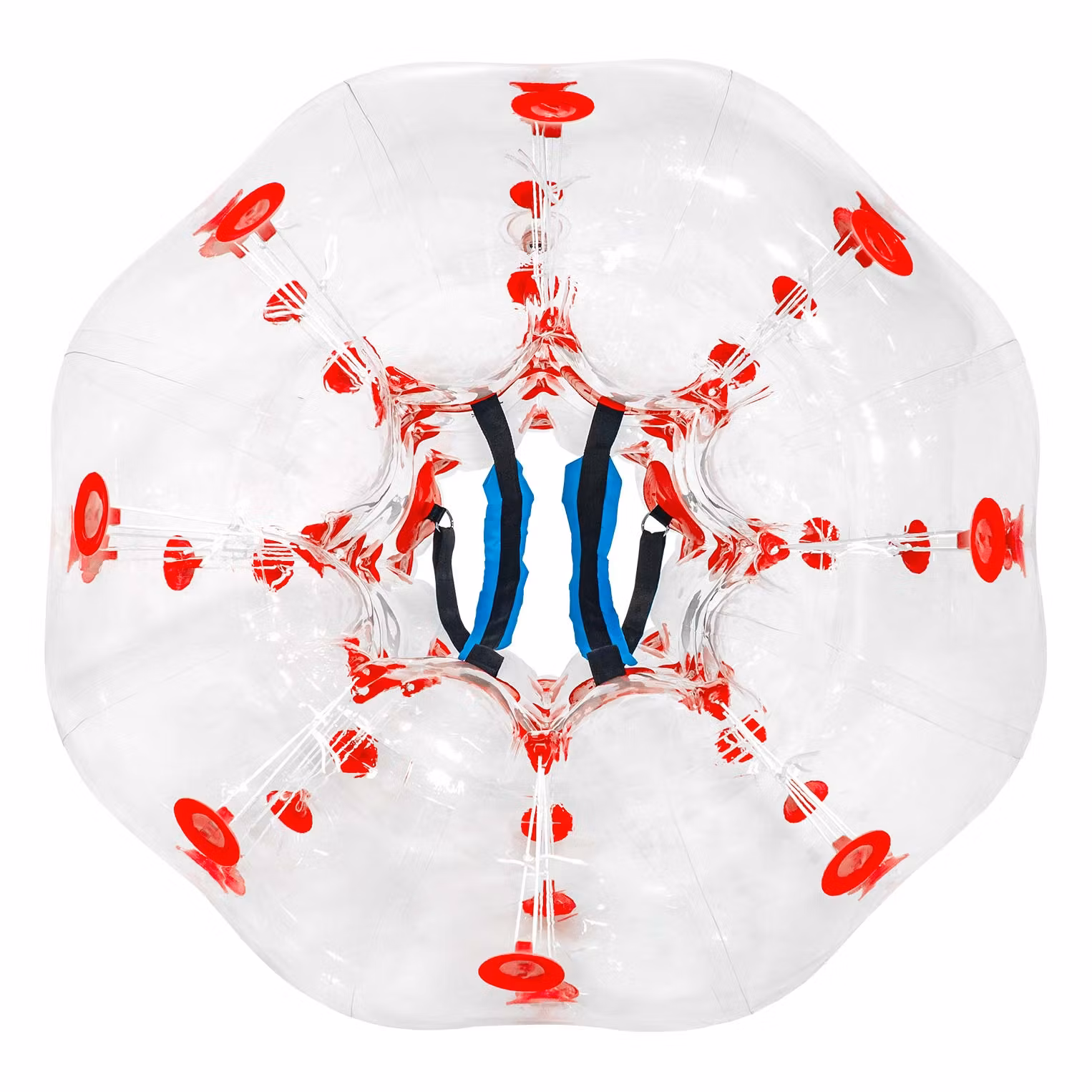 Games2U Bumper Ball / Bubble Ball Vuxen 1.5m Red/Clear PVC