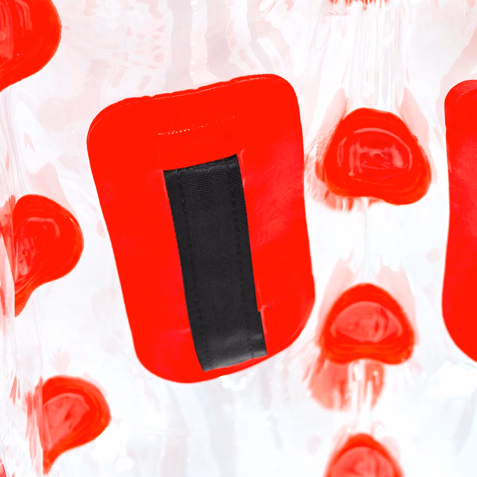 Games2U Bumper Ball / Bubble Ball Vuxen 1.5m Red/Clear PVC