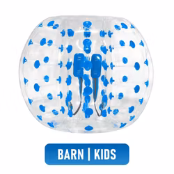 Games2U Bumper Ball / Bubble Ball Barn 1.2m Blue/Clear PVC