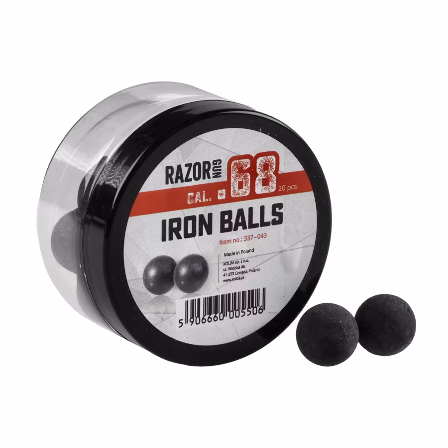 RazorGun Iron Balls .68 Kaliber 20st (337-043) - Target Shooting