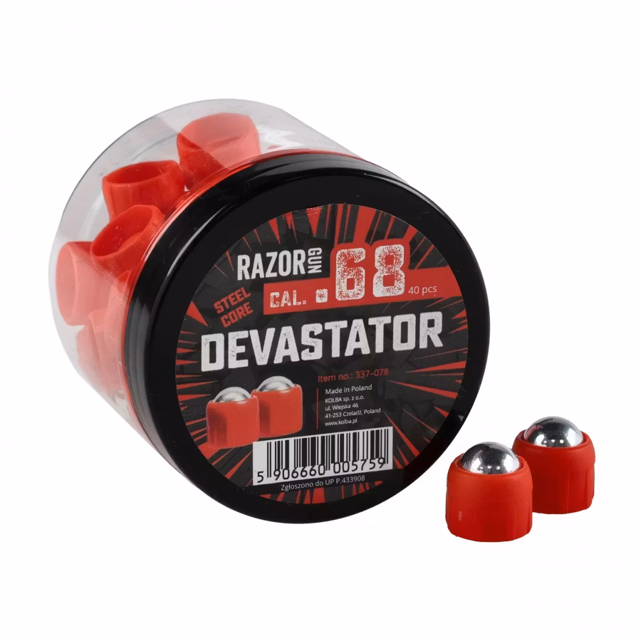 RazorGun Steel Core Devastator .68 Kaliber 40st (337-078) - Target Shooting
