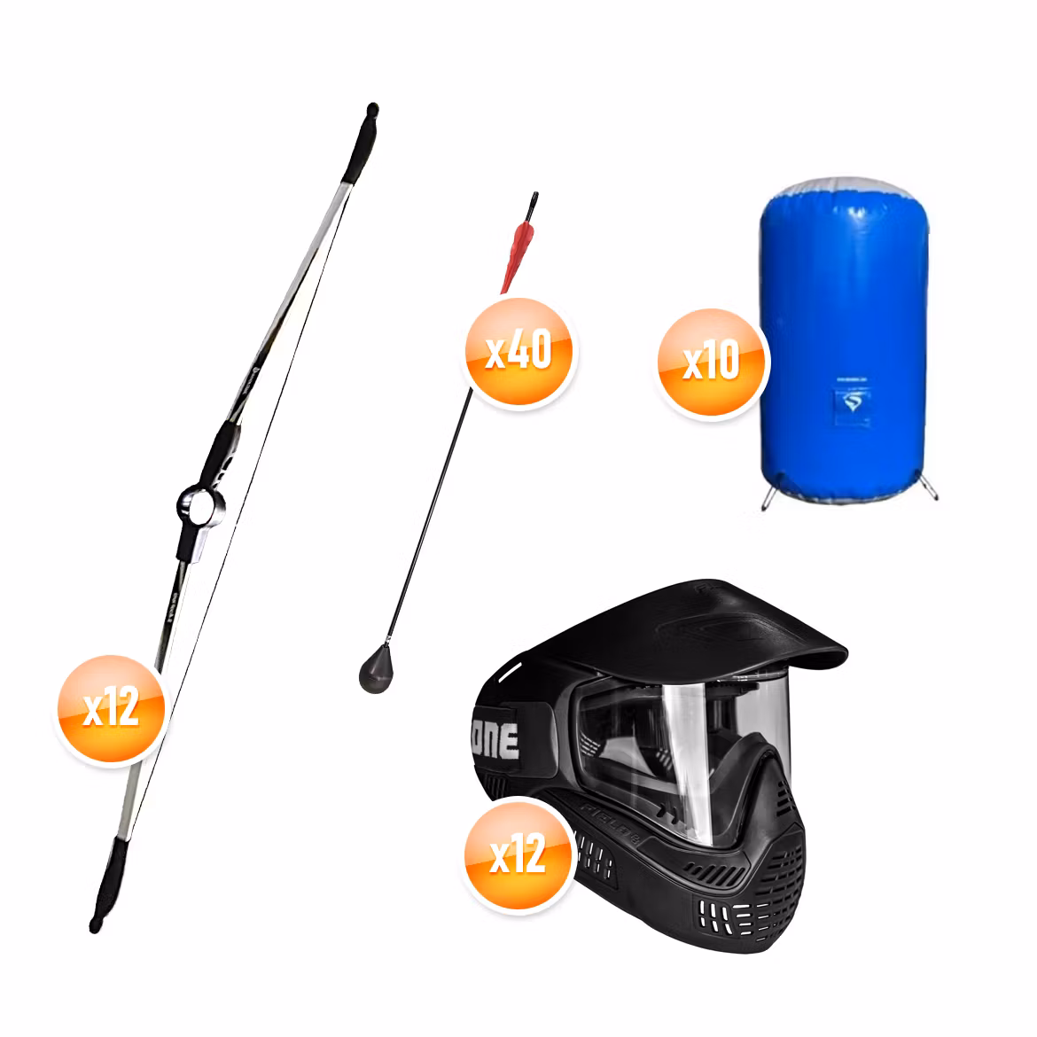 (Paket) Games2U Archery Tag Paket 4 "ALL IN"