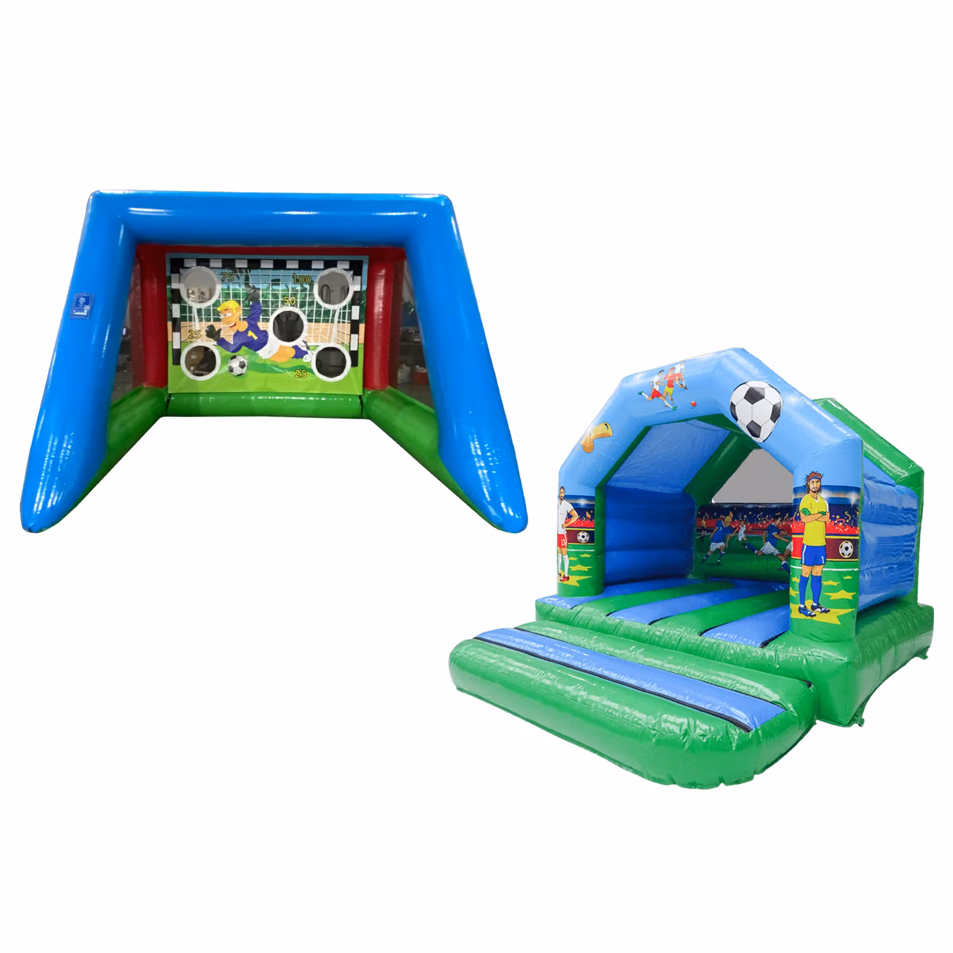 Games2U Fotbolls Paketet - Hoppborg + Football Shoutout