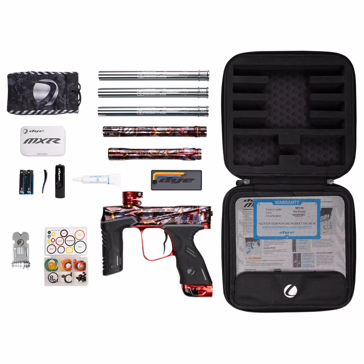 DYE MXR PGA Volcanic / Black/Red