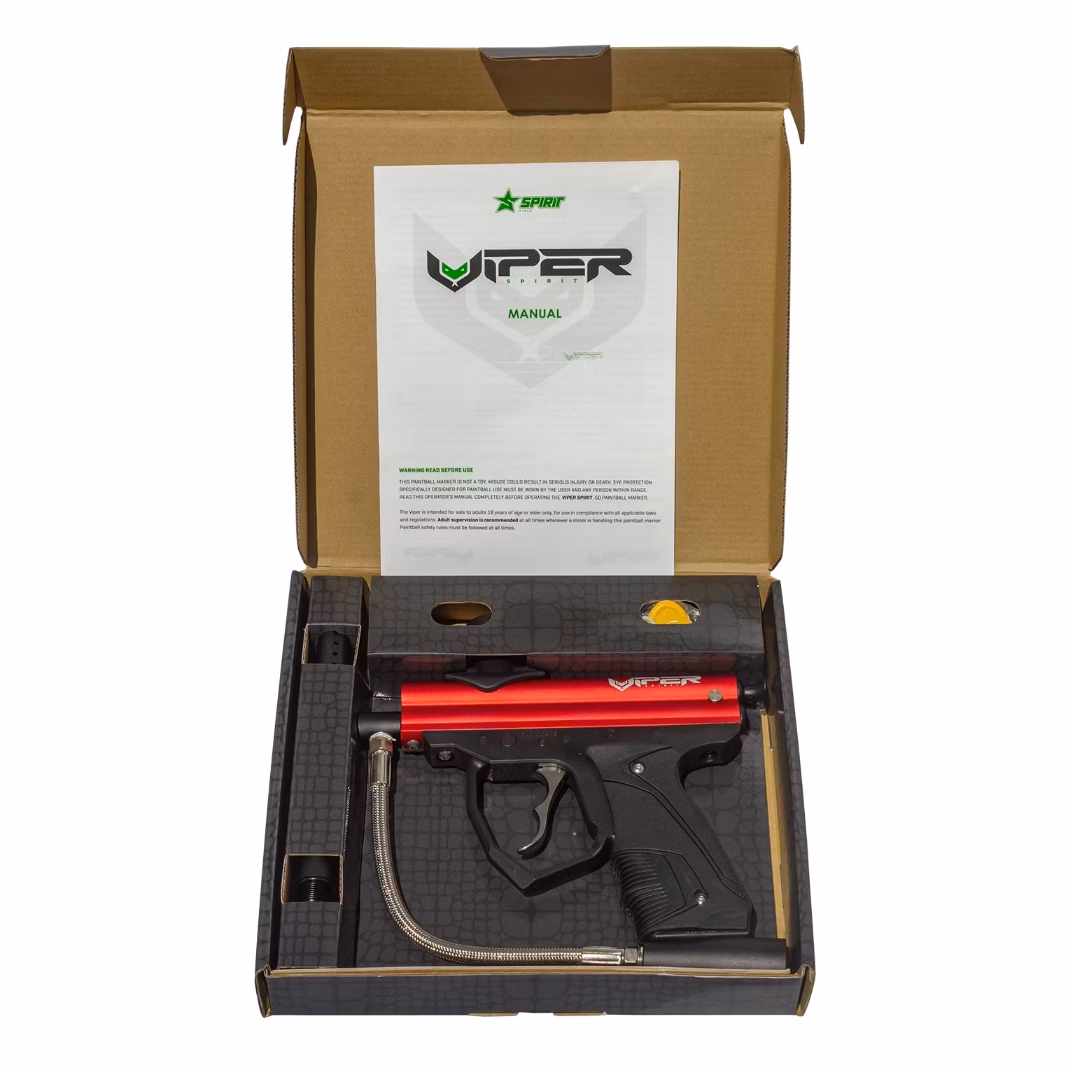 Spirit Field Viper Paintballmarkör Red / .50 Kaliber