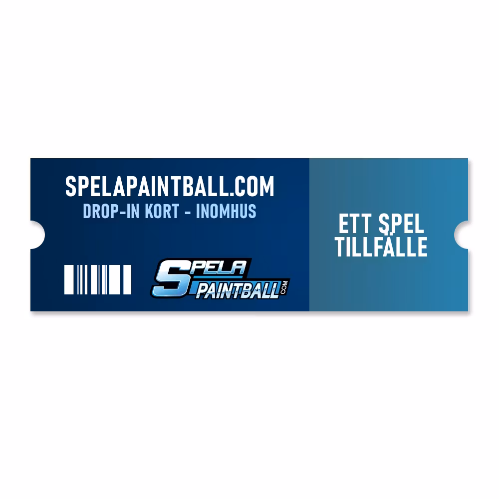 Juegue a las tarjetas Drop-in de Paintball.com: 1 juego