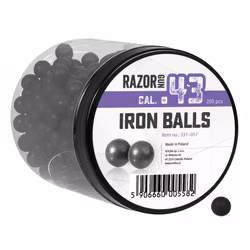 RazorGun Iron Balls .43 Kaliber 200st (337-057) - Target Shooting