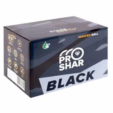 Bolas de pintura Pro-Shar Negras Calibre .68 1000 piezas