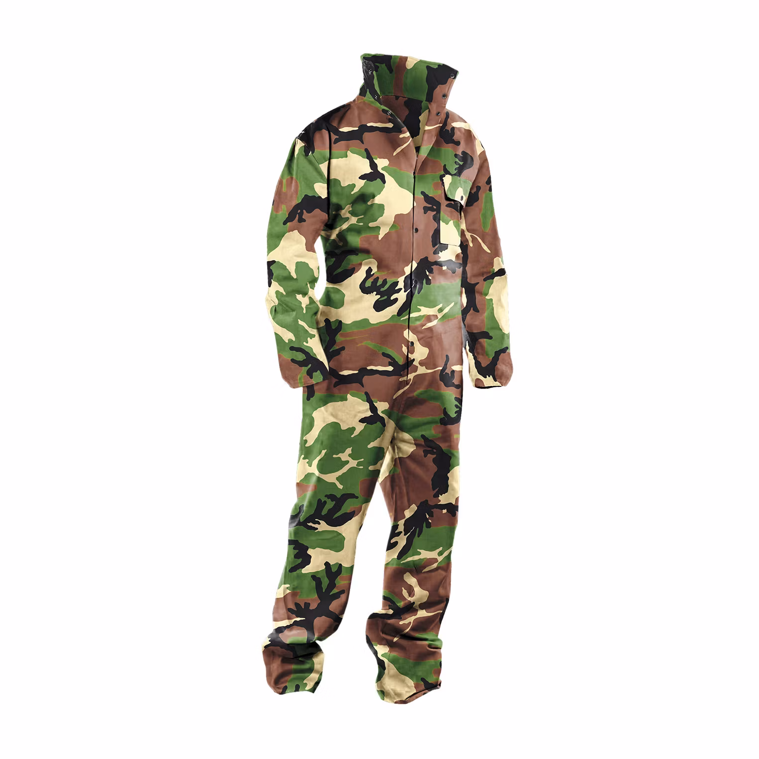 Spirit Field Light Coverall Woodland Camo