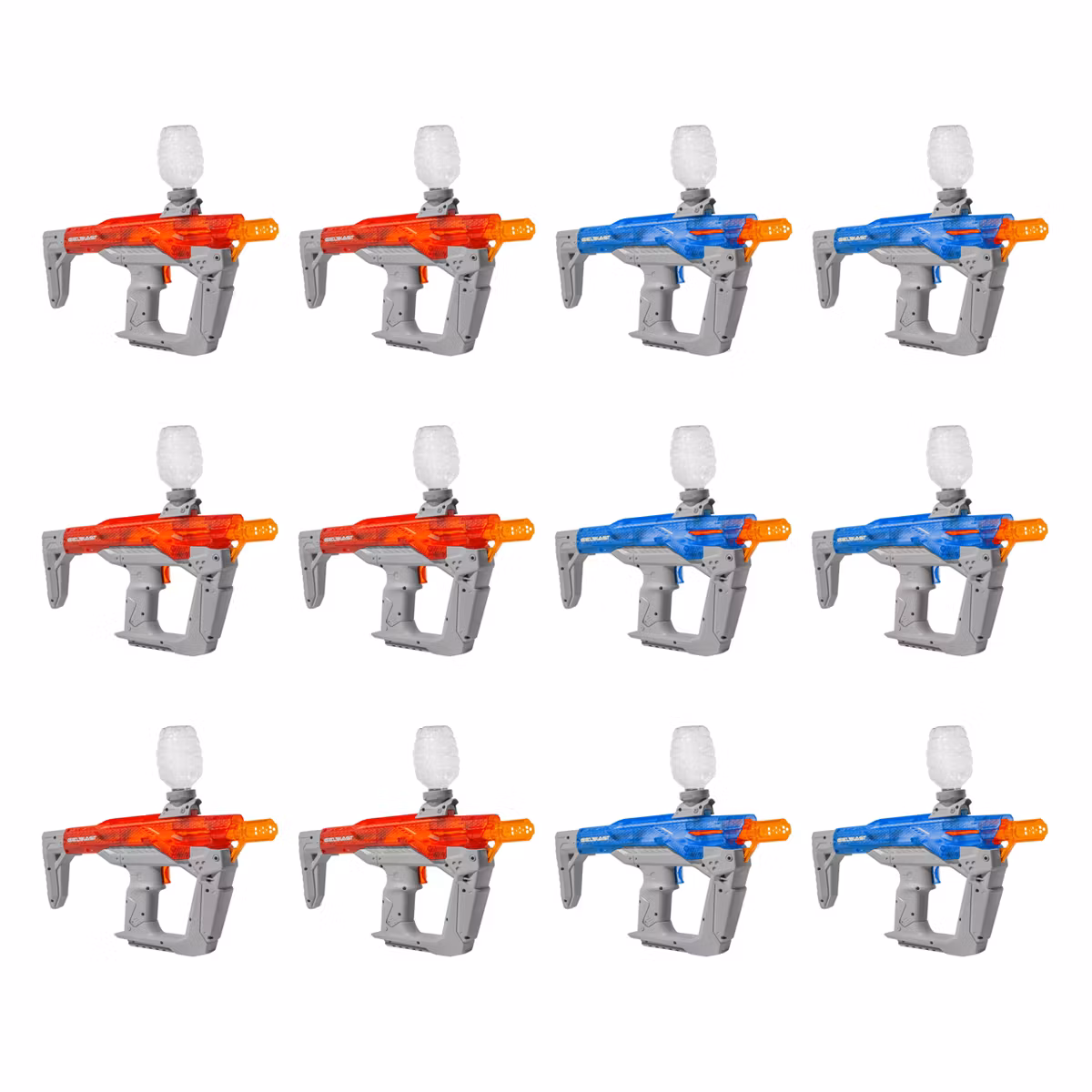 Spirit Field Gelblast Tactical Startpaket - 12st Blasters + 250.000 Gelballs