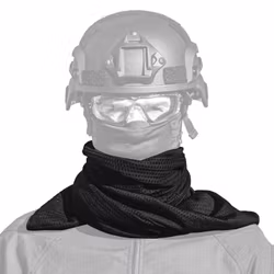 Spirit Field Mesh Scarf Neckerchief Black