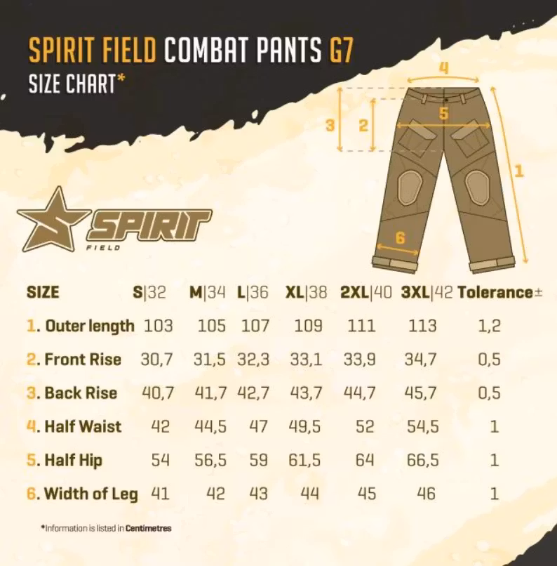 Spirit Field Combat Pants G7 Multicam