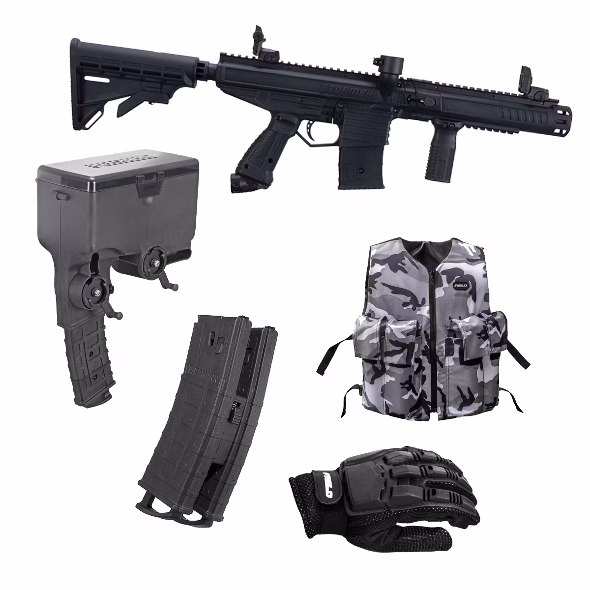 (Paket) CS Paintball Startpaket 10 set - Stormer