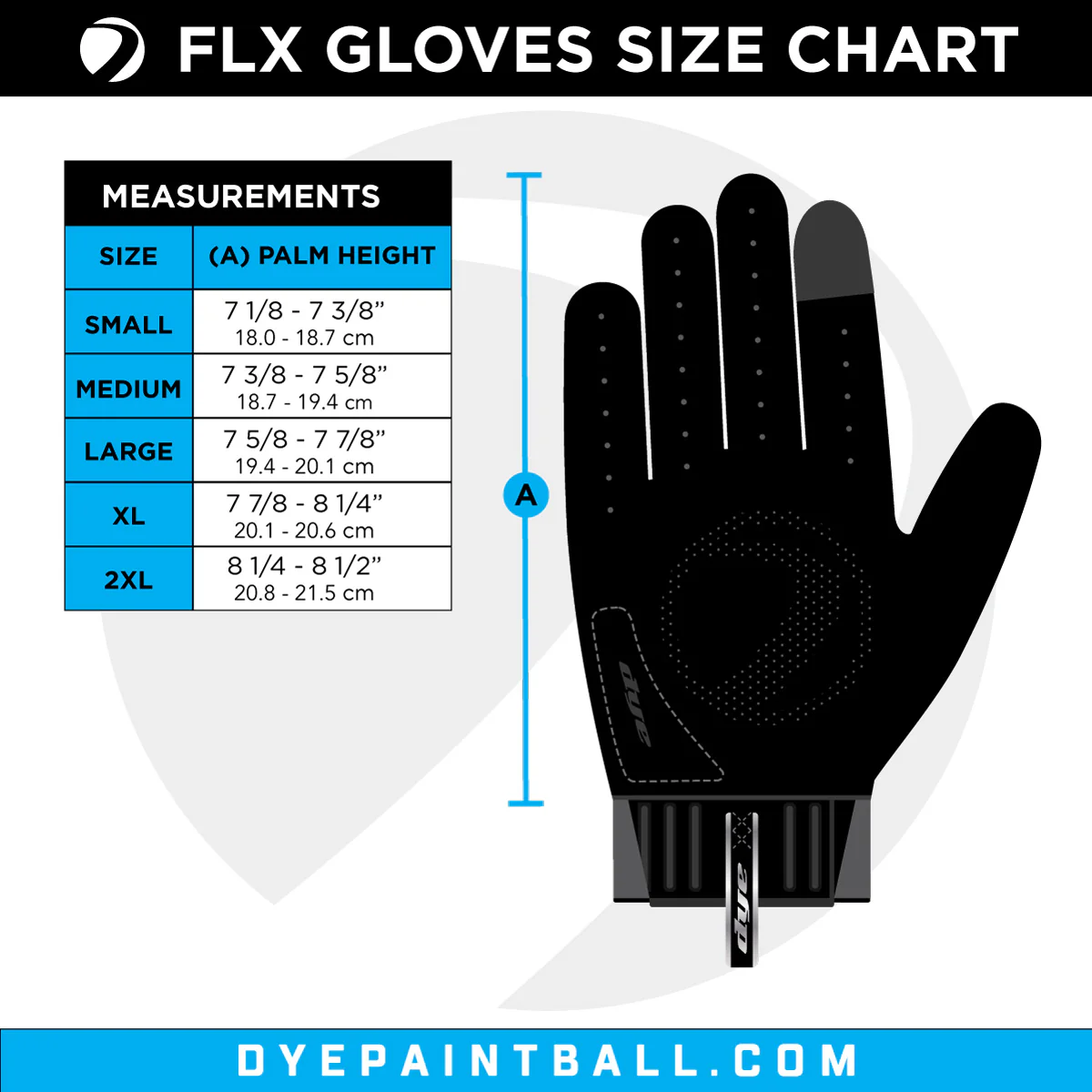 DYE Glove FLX Forged Black/Grey