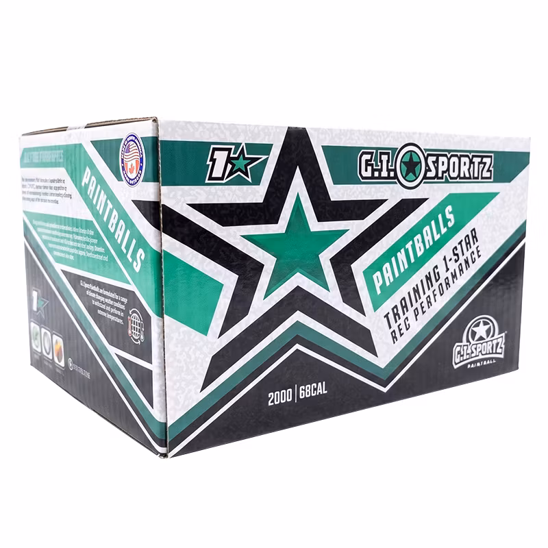 GI Sportz 1-Star Paintballkogels .68 kaliber 2000 stuks