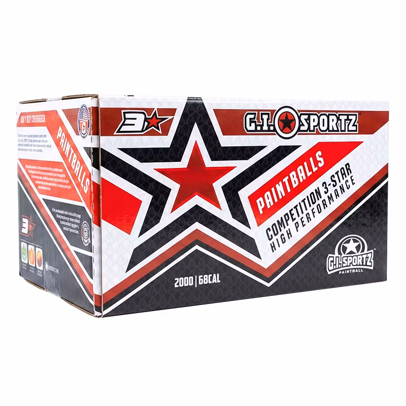 Kulki paintballowe GI Sportz 3-Star kaliber .68 2000szt