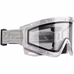 JT QLS Goggle Frame Ice Clear w/ Clear Lens & Strap