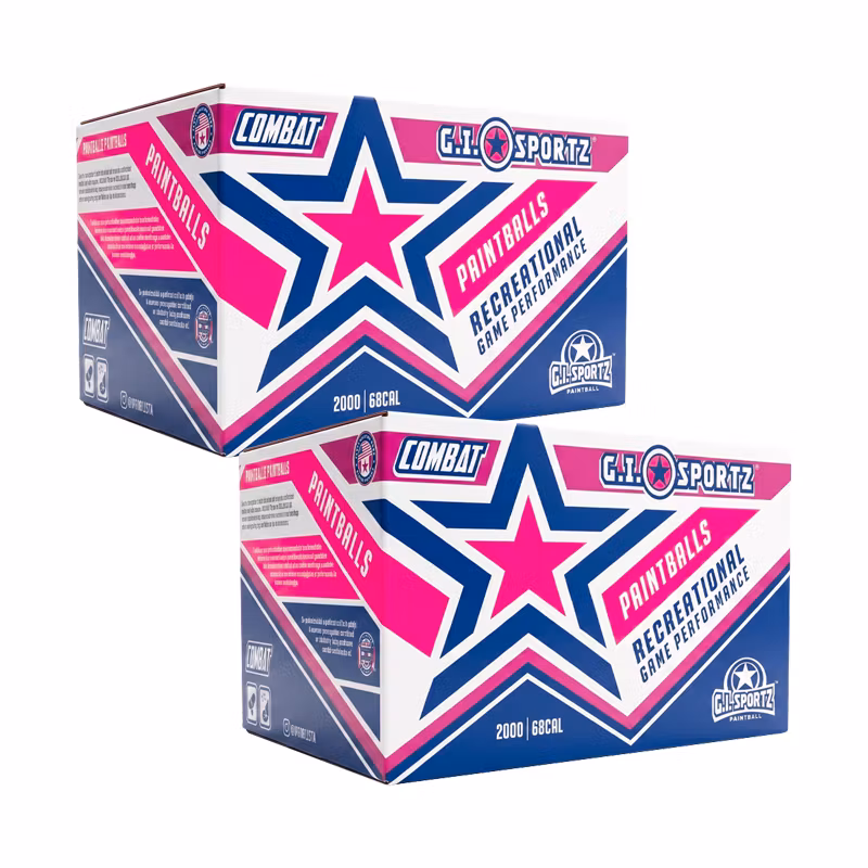GI Sportz Combat Paintballs .68 Kaliber 2-pack