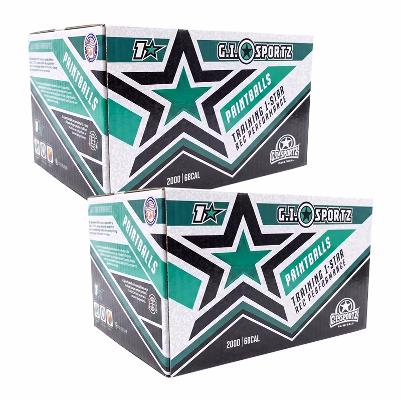 GI Sportz 1-Star Paintballs .68 Kaliber 2-pack