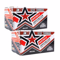 GI Sportz 3-Star Paintballs .68 Kaliber 2-pack