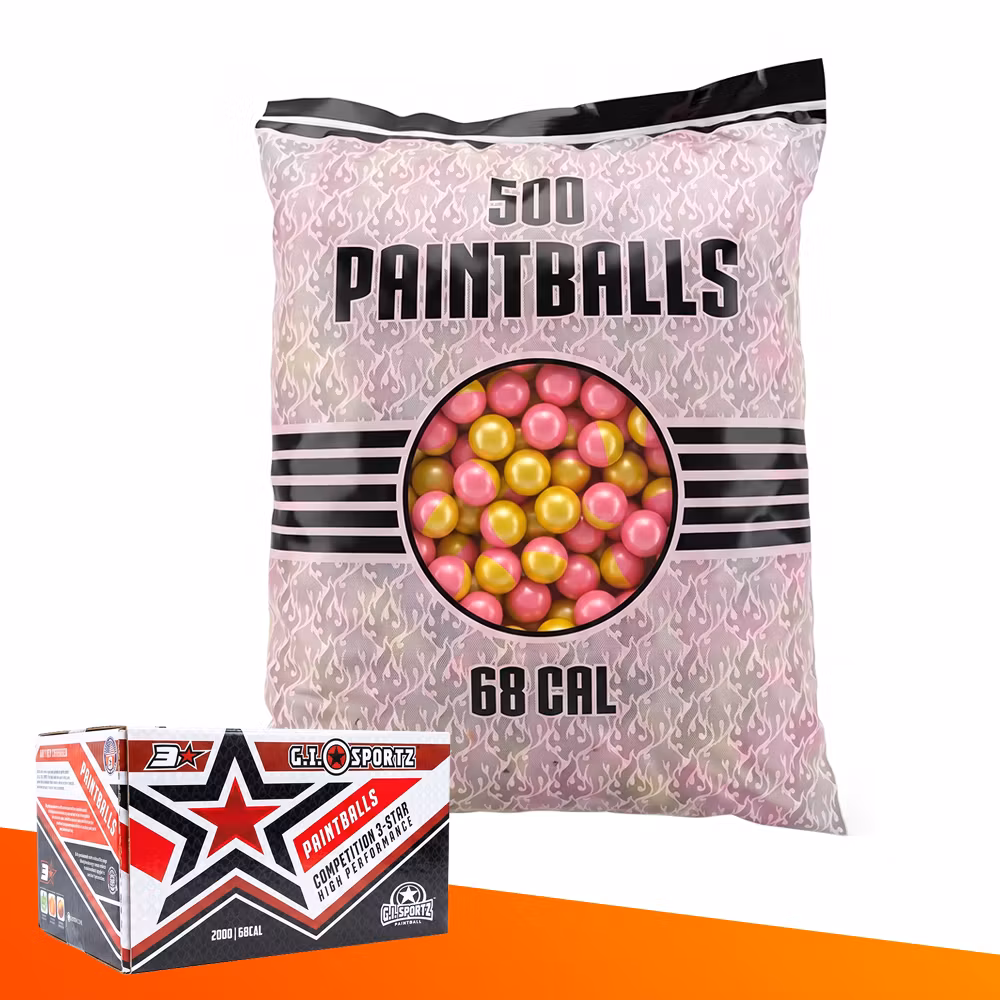 GI Sportz 3-Star Paintballs .68 Kaliber 500st