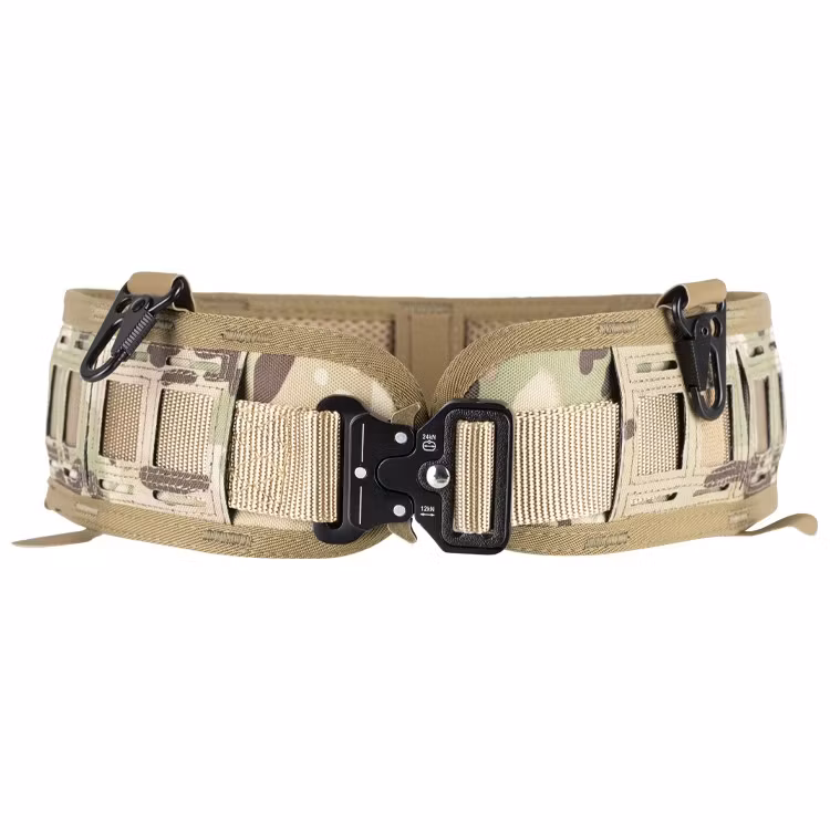 DELTA SIX Laser Cut Battle Belt Mollesystem w/ Metal Buckle Multicam