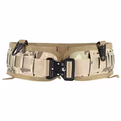 DELTA SIX Laser Cut Battle Belt Mollesystem w/ Metal Buckle Multicam