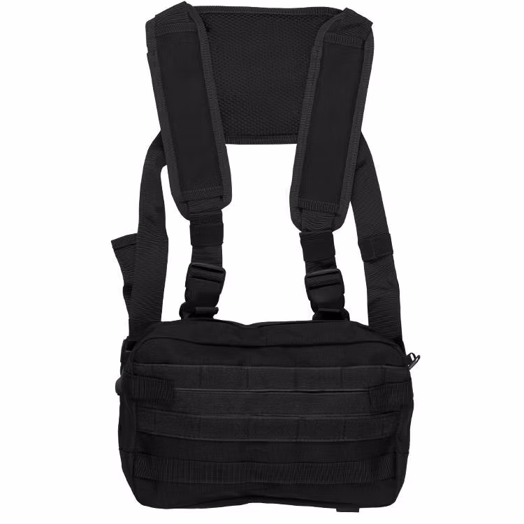 DELTA SIX Tactical Chest Bag Black