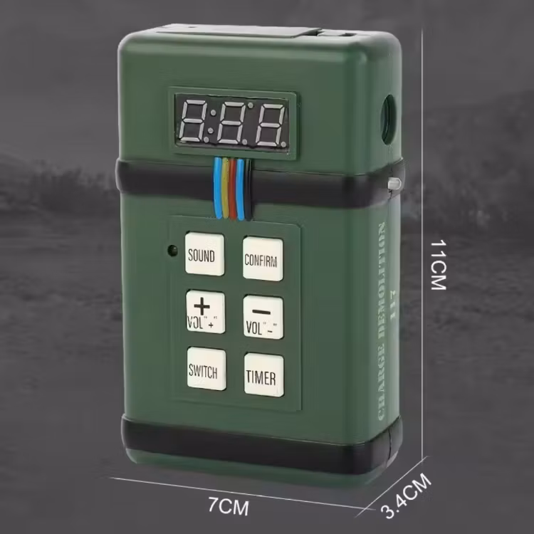 MCS Dummy Bomb with countdown / C4 Simulation Olive