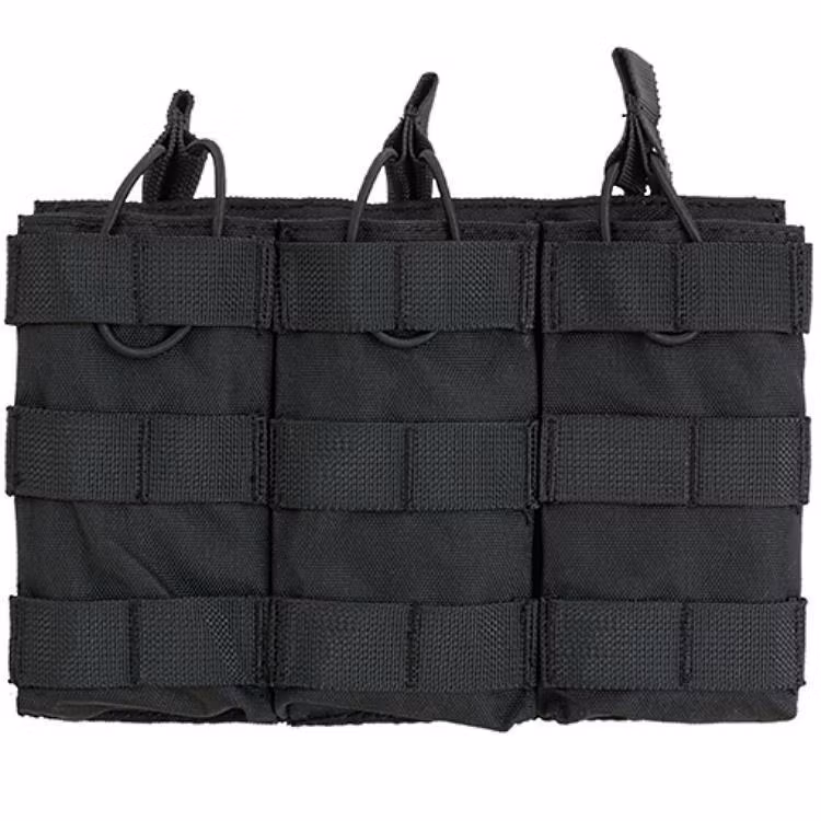 DELTA SIX Molle Magazine Pouch (Triple) M16 / M4 / AR-15 Black