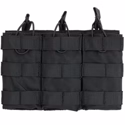 DELTA SIX Molle Magazine Pouch (Triple) M16 / M4 / AR-15 Black