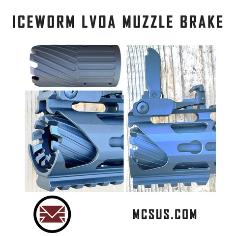 MCS LVOA AZORIAN Adjustable Muzzle Brake (7/8 muzzle threads)